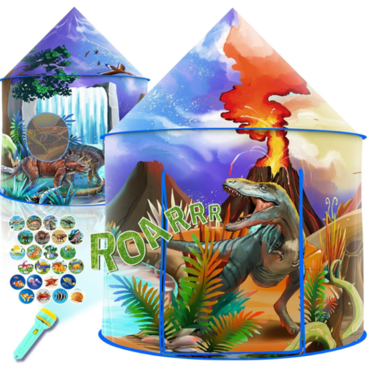 Dinosaur Discovery Kids Play Tent an Extraordinary Adventure Dinosaur Tent, Pop Up Tent for Kids, Dinosaur Toys for Kids Gift for Girls & Boys, Outdoor and Indoor Tents for Kids