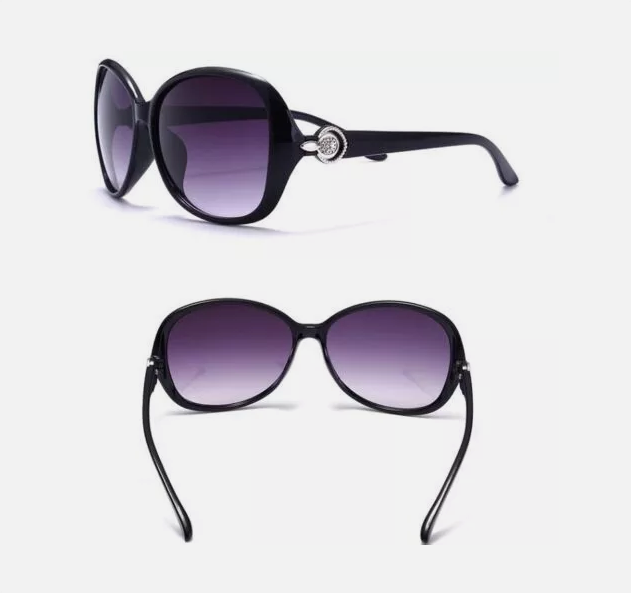 Designer Oversized Polarized Sunglasses for Women - Fashionable Shades with UV400 Protection