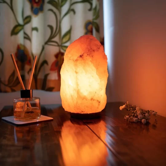 Himalayan Salt Lamp Crystal Pink Rock Salt Lamp Natural Healing