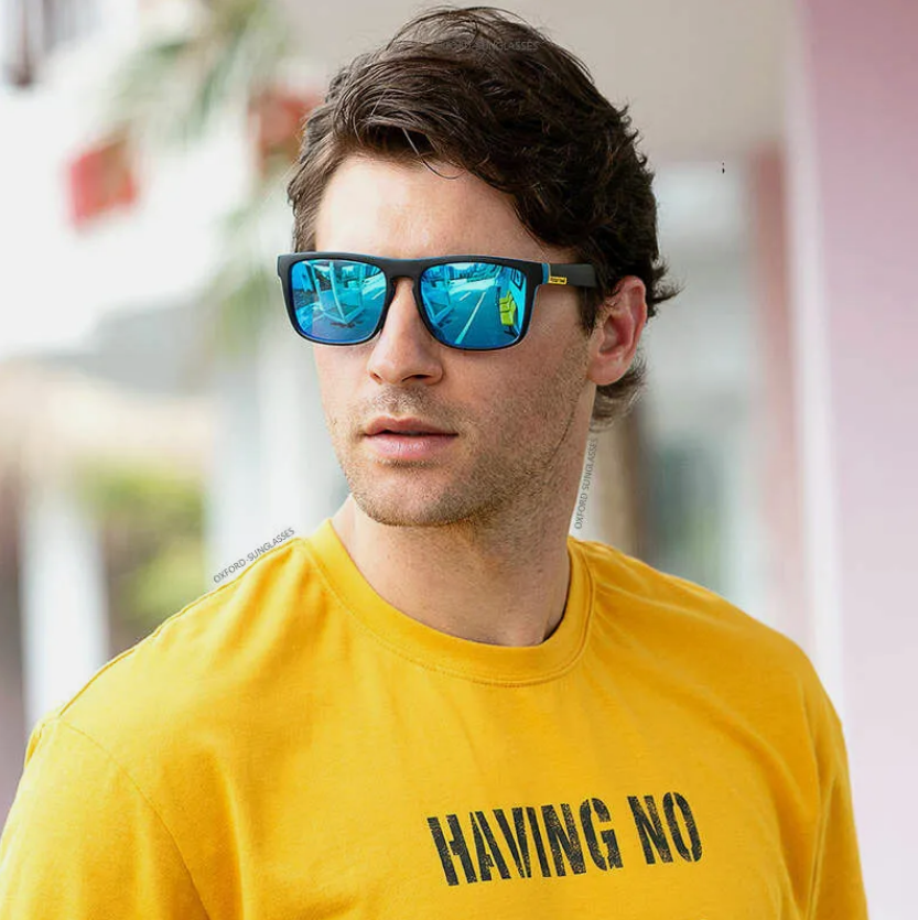 Polarized Sunglasses Men Women Retro Square Sports Driving Cycling Fishing