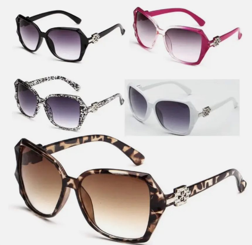 Vintage Floral Designer Sunglasses for Women, Fashionable Retro Eyewear