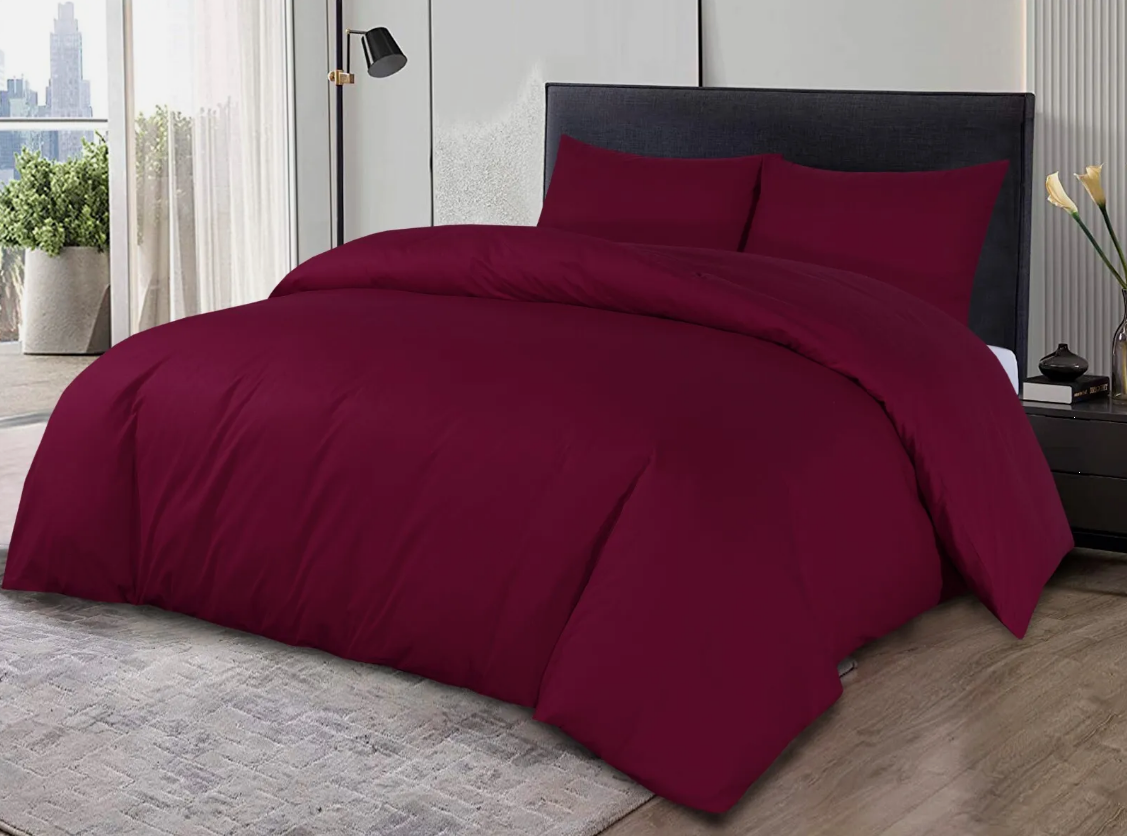 100% Egyptian Cotton Luxury Duvet Cover Bedding Set Quilt Covers Single Double King and Super King Size
