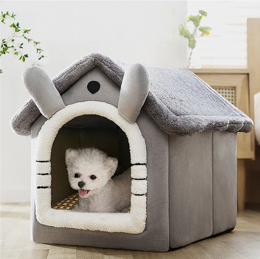 Cat Kitten Dog Puppy Igloo Bed Cosy And Warm Washable Pet Bed House Available in Small, Medium and Large